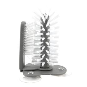 360Â° Glass Cup Brush Cleaner Washer with Suction Cups Bar Kitchen Cleaning Tool