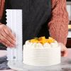Double-Sided Cake Scraper 4pcs/set