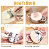 Stainless steel dumpling mold set