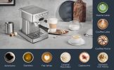 Geek Chef Espresso Machine with milk frother
