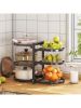 Under The Cabinet 6-layer Adjustable Pot And Lid Sorting Rack